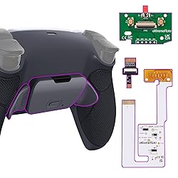 eXtremeRate Dark Gray Rubberized Grip Programable