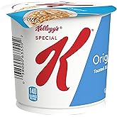 Special K Breakfast Cereal Cup, 11 Vitamins and Minerals, Made with Folic Acid, B Vitamins and Iron, Original, 1.25oz Cup (1 Cup)