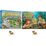 for Sale and Incan Gold 2018 Edition Game Bundle Plus 2 Treasure Chest Buttons