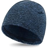 Zylioo XXL Cycling Beanie,Extra Large Skull Cap for Big Heads,Lightweight Thin Warm Fleece Lined Hat for Spring Outdoor