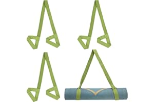 PATIKIL Yoga Mat Strap, Adjustable Yoga Mat Carrier Straps Sling Cotton Anti Slip Mat Holder Stretching Band