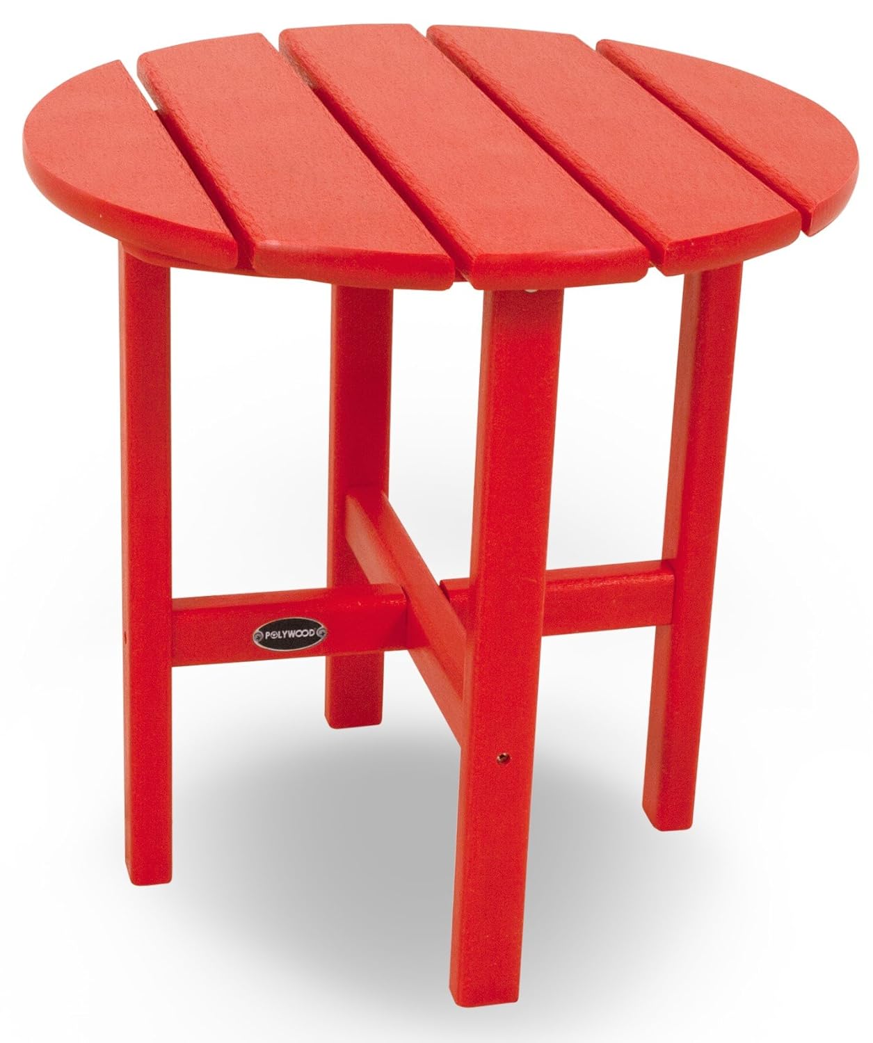 Best resin red side table