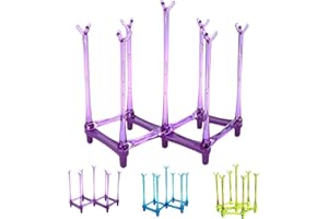 Retractable Bottle Drainer Stand Cup Drying Rack Drinking Glass and Sports Bottle Drainer Plastic Bag Dryer and Mug Tree Cup 