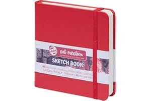 Talens Art Creation Sketchbook Red 12X12 cm, 140 Grams