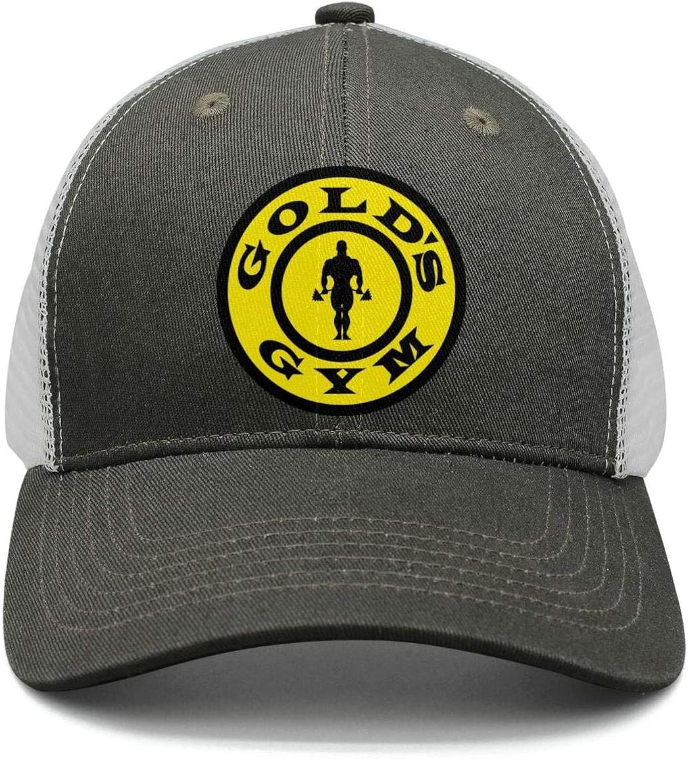 Yoles05 Gym Cap BreathableGold¡¯SCoolGymSnapback Running Mesh Hat