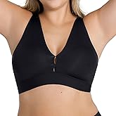 LeSensuel Light Top Comfortable Bras for Women Full Coverage Bralette Wireless Bra Back Fat Smoothing Bra