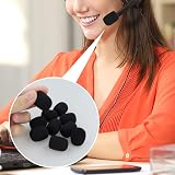 SZCXDKJ 10 Packs Headset Microphone Foam Covers 30mm 22mm 8mm Black view 4
