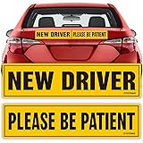 New Driver Magnet for Car Sign – 2-Pack
