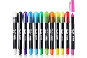 Mr. Pen Gel Crayons, 12 Pack, Twist Up, Non-Toxic, Silky for Coloring Book, Bible Journaling, Artist Crayons, Adult Coloring,