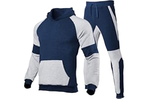 HHGKED Men's Track Suits 2 Piece Set Active Jogging Suits Long Sleeve Sweatsuits Casual Outfits