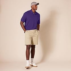 Amazon Essentials Men's Regular-Fit Cotton Pique