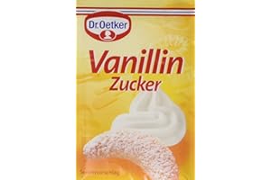 Dr. Oetker Vanillin Zucker (Vanilla Sugar) - Pack of 4 X 10 Pcs Ea.