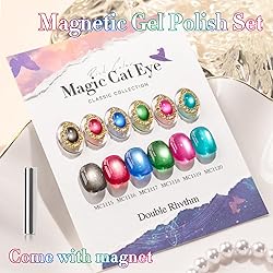 Double Rhythm Cat Eye Gel Nail Polish Set of 6 Same