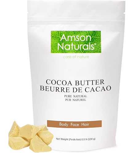 Beurre De Cacao Brut 100% Naturel - 500g - Hydratant Corporel - Pour Vergetures, Eczéma - Neuf Original