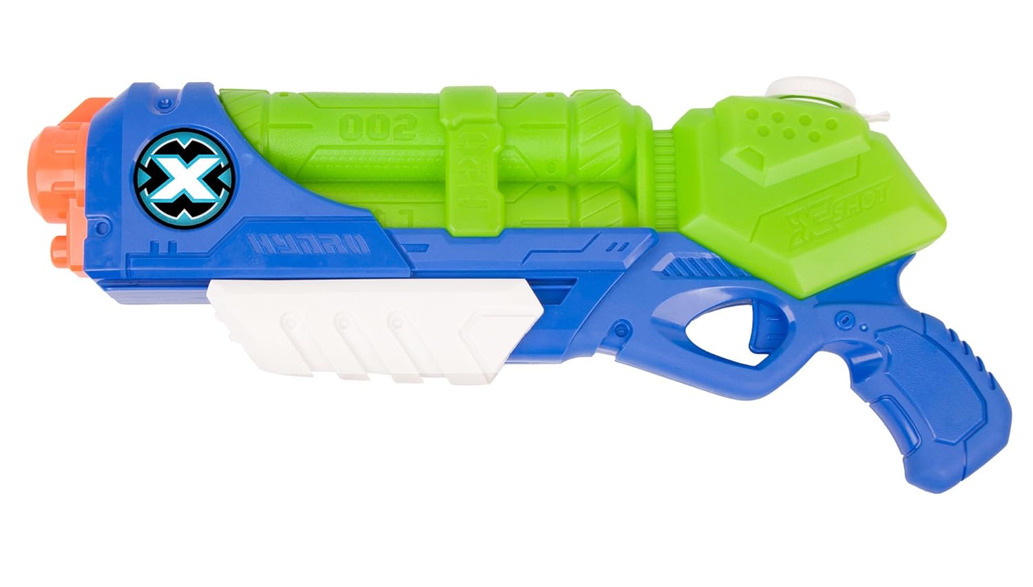 Zuru 1228 XShot Water Blaster Gun Medium Typhoon Thunder, Blue, Green