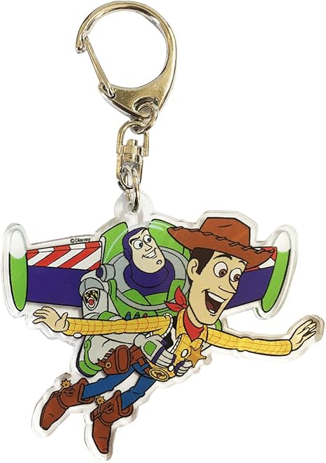 Amazon Co Jp ディズニー アクリル キーホルダー トイ ストーリー バズ ウッディ フライ Apds2878 おもちゃ 通販