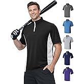 Qenyle Men&rsquo;s Cage Jacket Baseball Windbreaker Lightweight Batting Practice Pullover for Training Water-Resistant Jacket