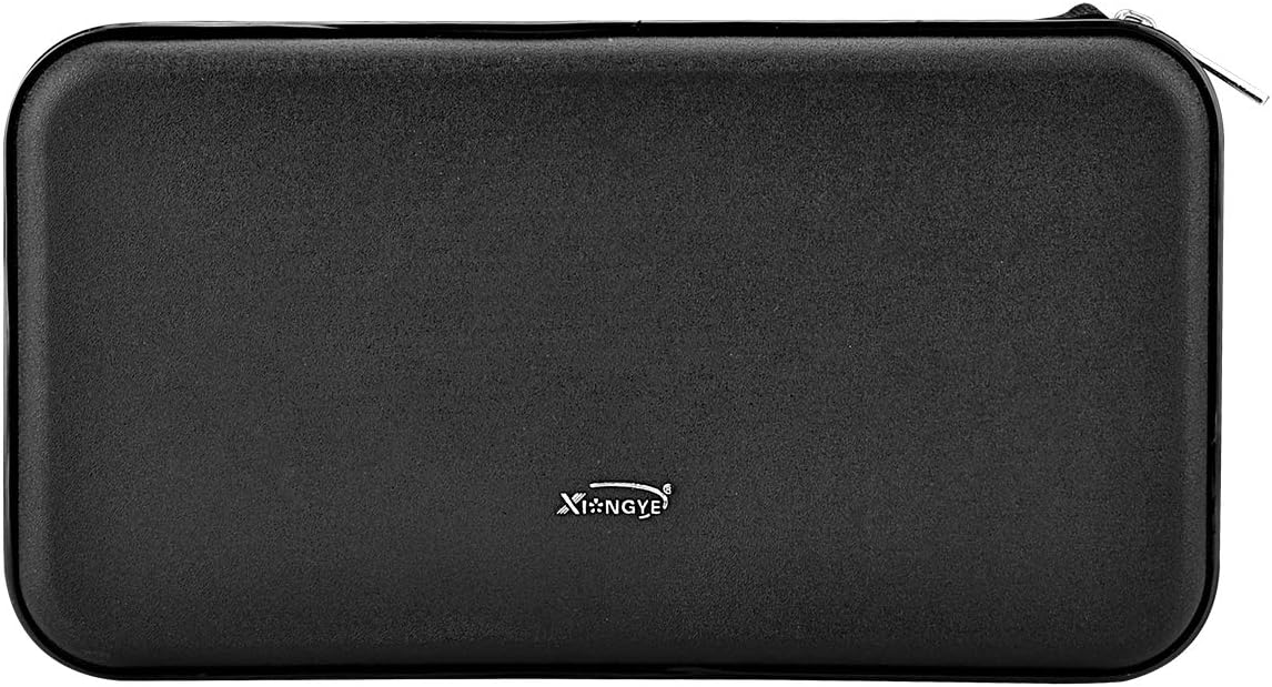 Xiongye CD DVD Case, 72 Capacity Heavy Duty Wallet, DVD CD Case Holder for Car, Hard Shell Sturdy case, CD Disk Holder, DVD disc Binder, Booklet, Protective Blu-ray Wallet (72 Capacity,Black): Computers & Accessories