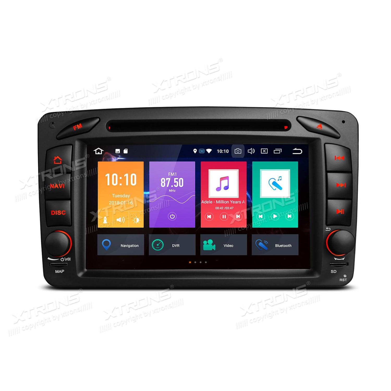 高品質の人気 オーディオ一体型ナビ スクリーンミラーリング Wifi 4g Obd2 カーナビ 高画質 7インチ Dvdプレーヤー 2din一体型車載pc 静電式 Rom32gb Ram4gb Android8 0 8コア メルセデスベンツ専用 Benz Xtrons Pb78m211p Benz 7 ハードキー W211 Benz 7 ハード