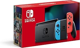 Nintendo Switch - Consola color Azul Neón/Rojo Neón (Modelo 2019) 
