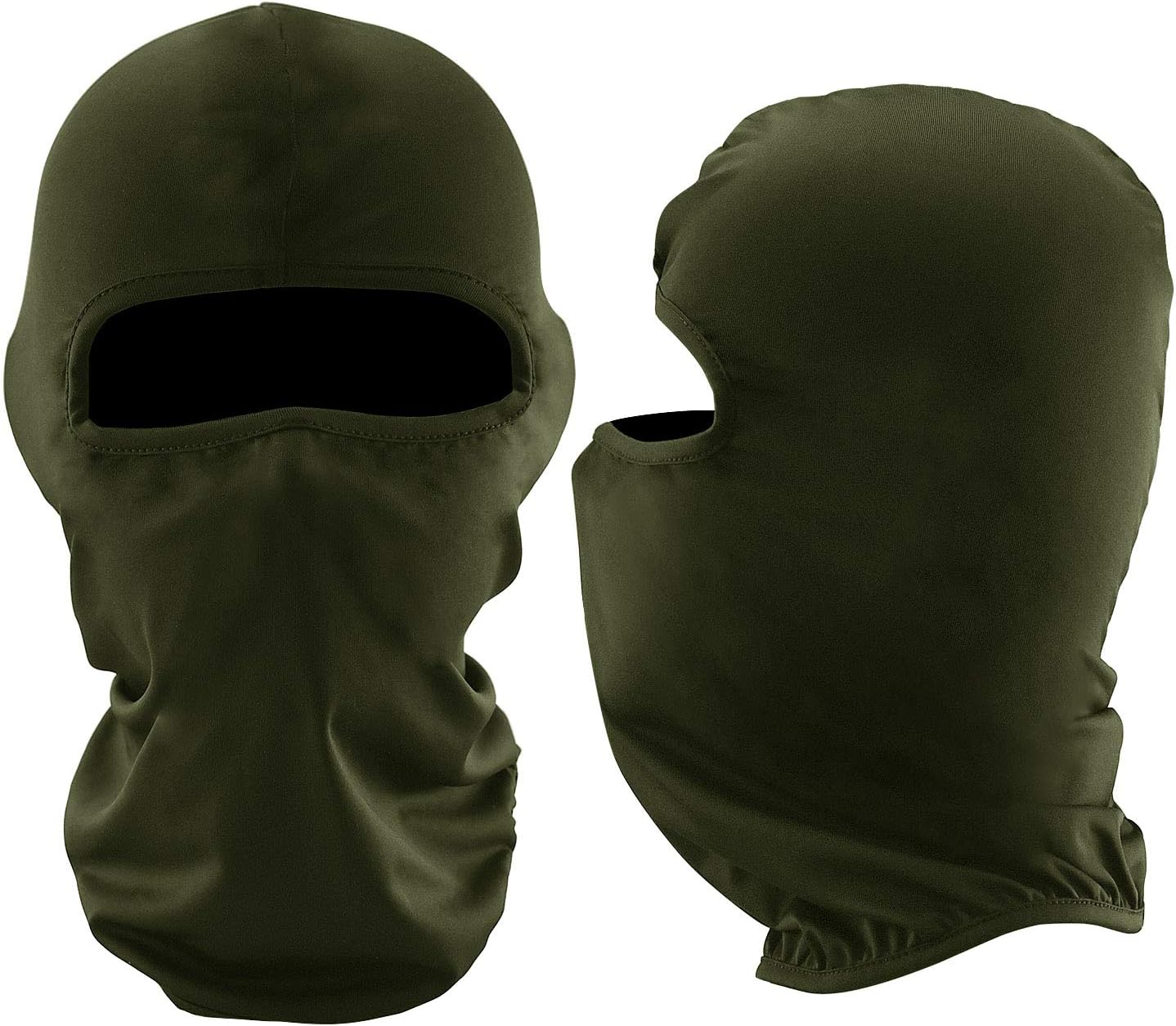 MENOLY 2 Pack Balaclava Face cover Windproof Balaclava Ski cover UV Sun Protection for Skiing, Cycling, Outdoor Sports