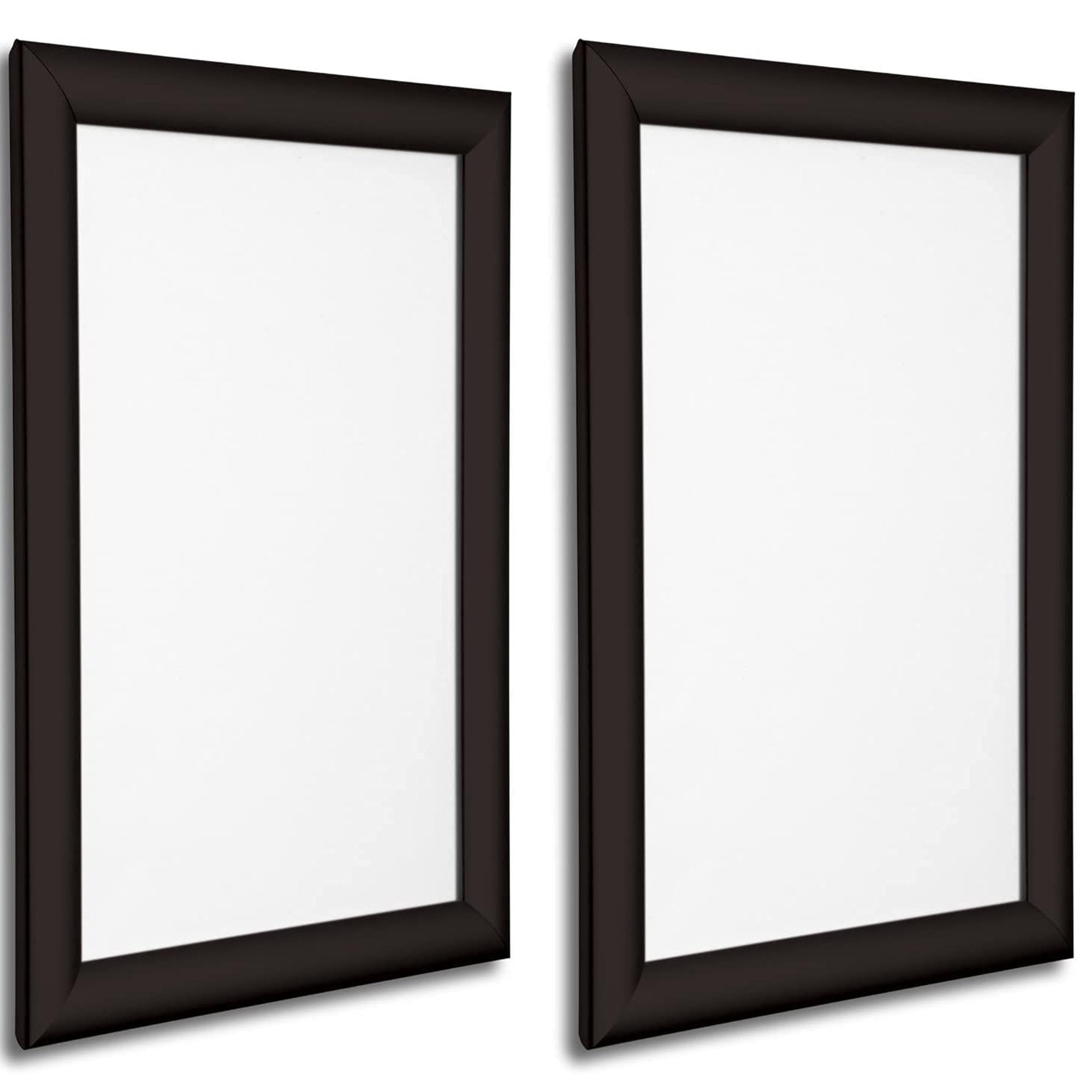 Pack OF 2. A4 Black Aluminium Snap Frames CLICK SIGN OR POSTER HOLDER IDEAL AS MENUS & CERTIFICATES DISPLAY IN 6 SIZES A4 Black snap Frame