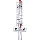 Blue-White Flowmeter for 1-1/2" PVC Pipe, Horizontal Installation