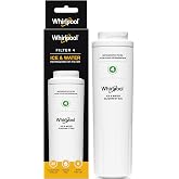 Whirlpool Refrigerator Ice &amp; Water Filter 4, WHR4RXD1, 1-Pack | NSF Certified to Reduce 31 Contaminants Including Lead, Pesticides &amp; Pharmaceuticals, Replace Every 6 Months for Fresh Water