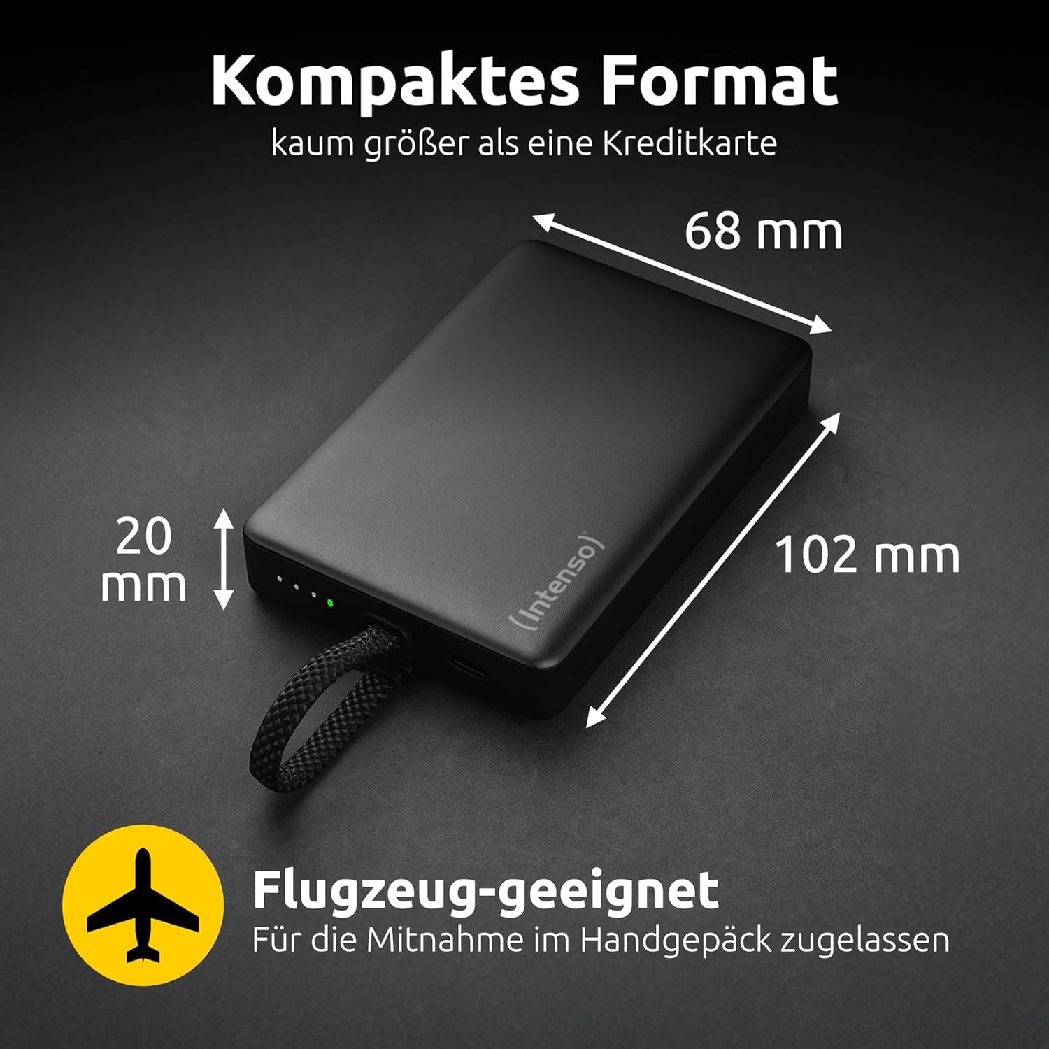 Intenso MC10000 Magnetische Powerbank 10.000 mAh mit USB-C Kabel 7