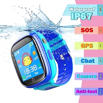 Niños Inteligente Relojes, LBS Kids SmartWatch con Camara, Flash ...