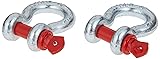 Rugged Ridge | D-Ring Shackle Kit, 3/4 inch, Silver