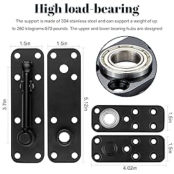 Hidden Door Hinge Pivot Hinge, 570LBS Load-Bearing