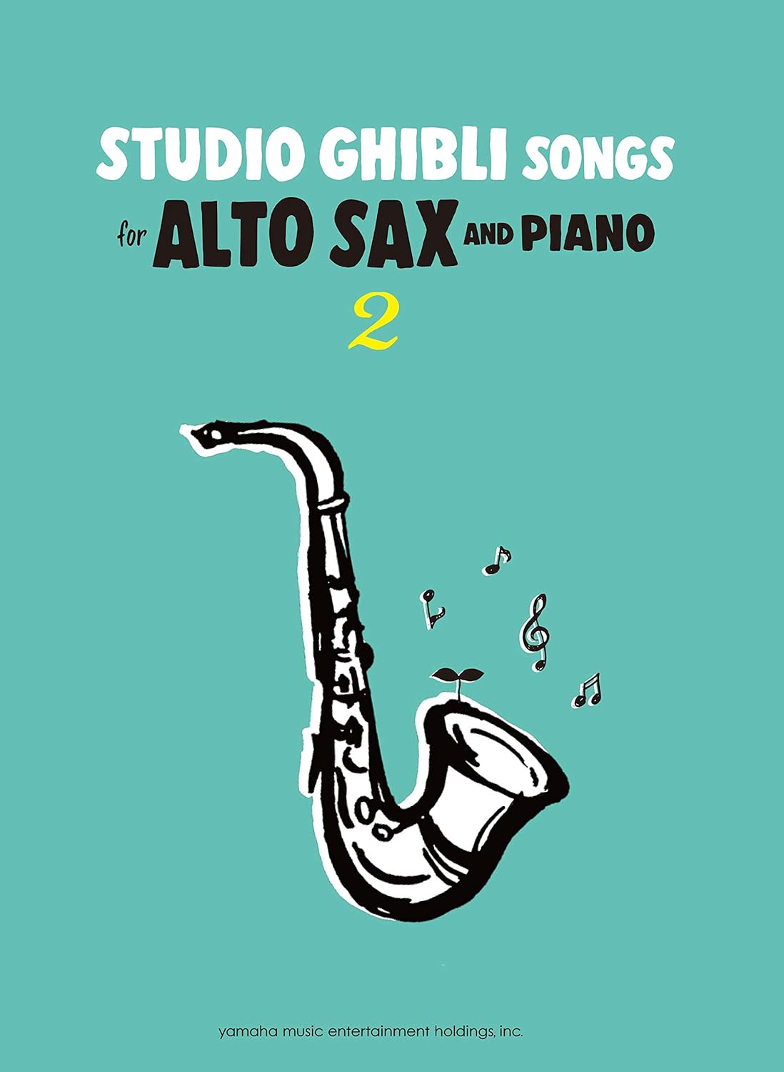 Studio Ghibli Songs For Alto Sax And Piano Vol 2 English Version アルトサックスで吹く スタジオジブリ作品集 2 英語版 Amazon Co Uk Musical Instruments