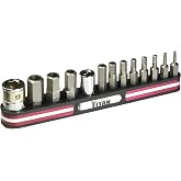 Titan 16135 13-Piece Tamper Resistant SAE Hex Bit Set