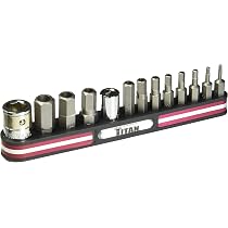 Titan 13-teiliges Sicherheits-Bit-Set – Sternform (TR), Mit Haltern & Magnetschiene