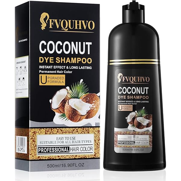 Amazon.com : Fvquhvo Instant Black Hair Shampoo for Gray Hair