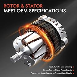 A-Premium Alternator Compatible with Toyota Camry