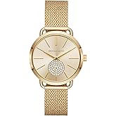 Michael Kors Portia Women's Watch, Stainless Steel Bracelet Watch for Women