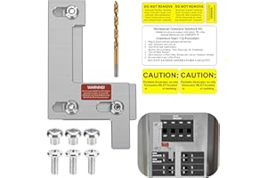 PFCKE Generator Interlock Kit Compatible with ITE, Siemens, Gould and Murray 150 or 200Amp Panel, 1 1/4 Inch Spacing Between Main Circuit Breaker and Generator Circuit Breaker (ITE-200A)