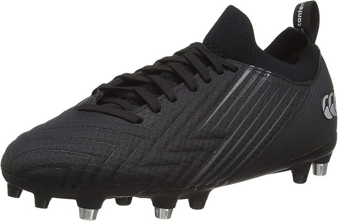 RUGBY Canterbury SPEED 2.0 FG - Moulded Rugby Boots - Men's - black/flag red - Private Sport Shop