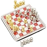Odoria 1/12 Miniature Chess Board Games Dollhouse Decoration Accessories