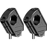 LOKTENWO Aluminum Alloy 1.125&rdquo; (28.6mm) Motorcycle Handlebar Risers | Universal Handlebar Mount Clamp Risers Compatible with Dirt Pit Bike