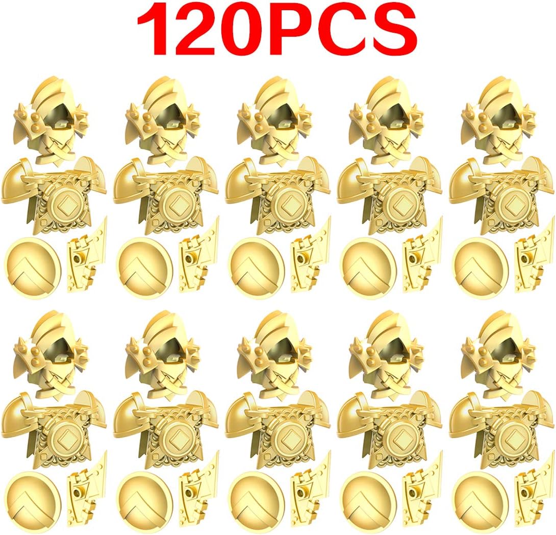 Polai 120Pcs Custom Weapons for SWAT Minifigures Toy Soldiers Military Figures Police Figures for Kids
