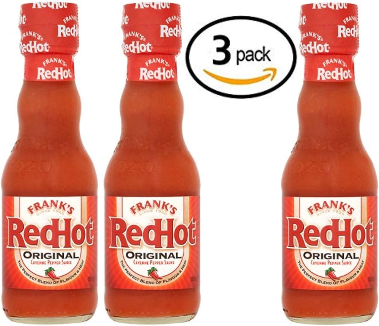 Frank's Red Hot Cayenne Pepper Sauce - 5 oz. (3-Pack)