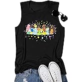 Magical Tank Tops Women: Magic Princess Shirt Cute Magic Kingdom Tshirt Family Vacation Trip Sleeveless Tanks Tops