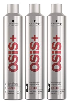 Schwarzkopf Haarspray Ultrastarker Halt – 48 Stunden, 400 Ml, Trocknet Schnell