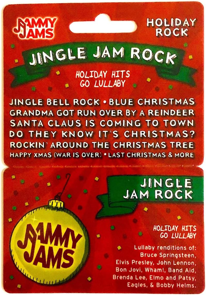 Jingle Jam Rock: Holiday Hits Go Lullaby - Album Download Card