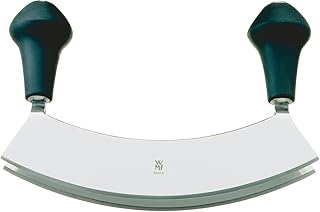 WMF Wiegemesser, mit 2 Klingen, 17,5 cm, groß, 2-schneidig, geschmiedeter Spezialklingenstahl, zum feinen Zerkleinern oder Hacken