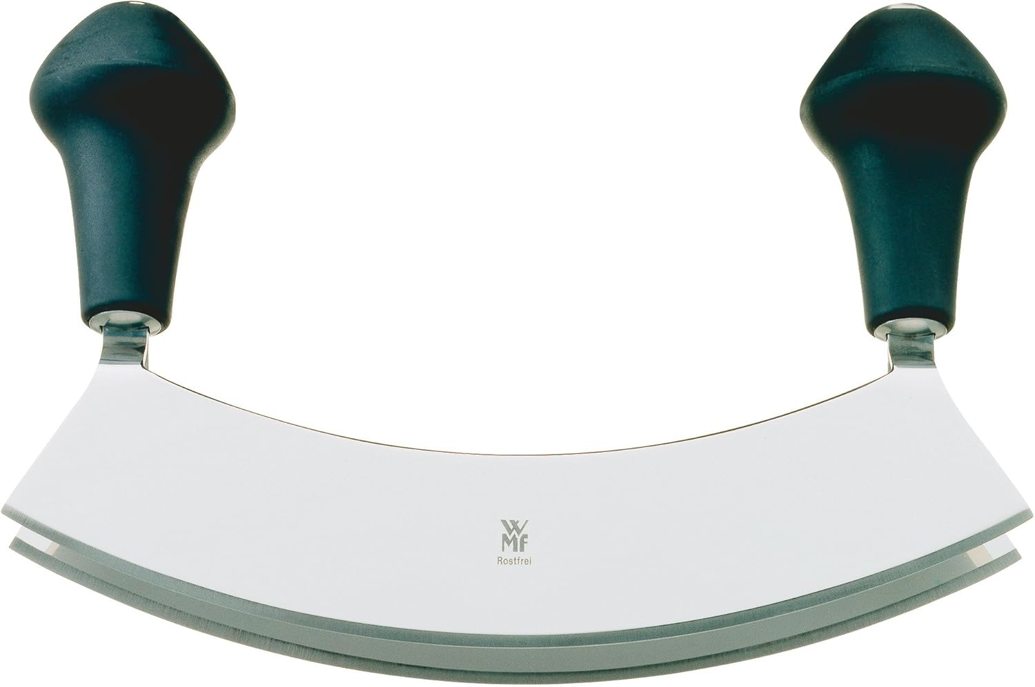 WMF Wiegemesser, mit 2 Klingen, 17,5 cm, groß, 2-schneidig, geschmiedeter Spezialklingenstahl, zum feinen Zerkleinern oder Hacken