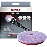 SONAX Hybrid Wool Pad | Heavy Cut Polishing Pad for Dual-Action Machines | Reduces Polishing Time | Removes Deep Scratches & Matting | 85% Wool, 15% Polyester | Low Heat Generation | 494100 | 165mm